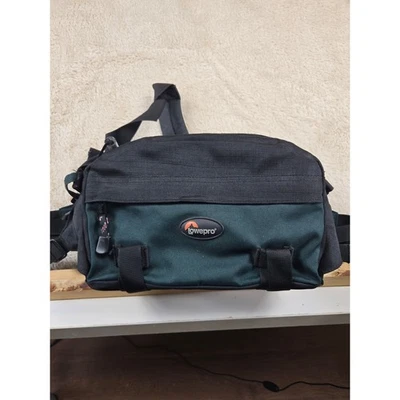 Lowepro Photo Runner Waist Bag Camera Bag Green Black Padded Organizer - Image 1 of 4