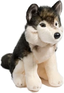 Douglas Atka Wolf Plush Stuffed Animal 11" (28 cm) tall. - Picture 1 of 7