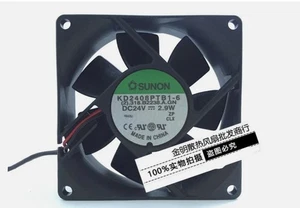 SUNON 8025 8CM KD2408PTB1-6 24V 2.9W 2-wire inverter cooling fan - Picture 1 of 2