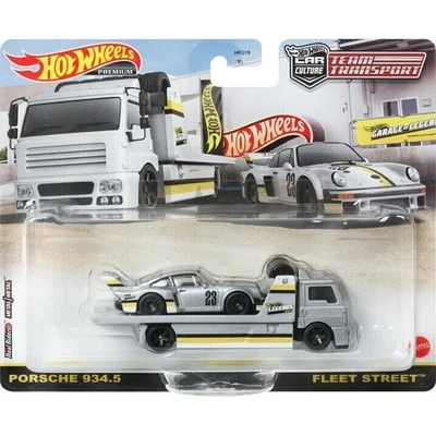 Hot Wheels Premium, Legends Transport Hauler and Porsche 934.5 - Image 1 of 4