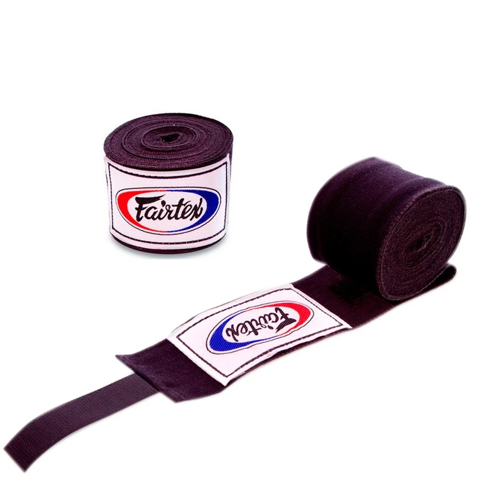 Envolturas de manos Fairtex 120" 180" algodón elástico Muay Thai boxeo kickboxing MMA Foto 1 de 1