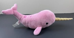 Dremio Douglas Cuddle Toys Pink Narwhal Small Plush 10” Stuffed Animal - 2016 - Foto 1 di 9