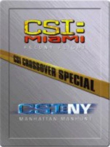 CSI Miami - New York CROSSOVER SPECIAL - steel case collectors (DVD) (UK IMPORT) - Image 1 of 2