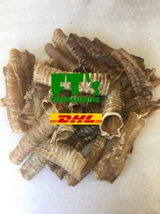 Rinderstrossen 1kg, Luftröhre, Kausnacks, Leckerlis, Barf, FT's Tiernahrung - Bild 1 von 4