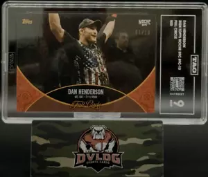 2024 Topps UFC Noche Dan Henderson Full Circle Red 1/10 # FC-13 1st Copy Printed - Picture 1 of 4