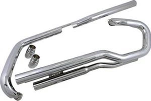 Cobra Speedster Slashdown Exhaust System For Honda VTX1800 C 2002-2006 Chrome - Picture 1 of 2