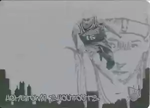 Placa de impresión negra #1/1 redes Vince Carter Skybox Hometown Shoutouts 2004-05 - Imagen 1 de 2