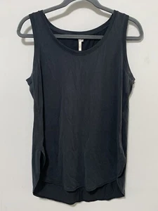Banana Republic Women Small Black Tank Top Sleeveless Athleisure Casual Stretch - Picture 1 of 7
