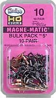 Kadee 10 No.5 Bulk Pack Magne-Matic Couplers (10pr)