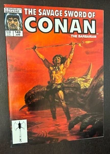 SAVAGE SWORD OF CONAN #149 (Marvel Comics 1988) -- VF/NM - Foto 1 di 2