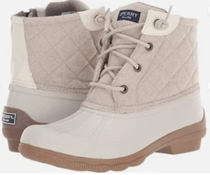 Sperry Women's Syren Gulf Wool Quilt Boot, STS82538, Oat, Size 10 M L48 - Picture 1 of 12