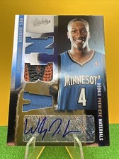 2010 Absolute Memorabilia Premiere Materials /499 Wesley Johnson Rookie Auto RC