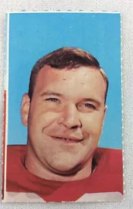 NFL 1969 Glendale Football Stamp - San Francisco 49ers - Howard Mudd - Bild 1 von 1