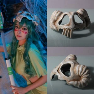 Anime Bleach Neliel Tu Oderschvank Helmet Cosplay Props FRP Antelope Skull Mask - Picture 1 of 15