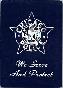 Tarjeta de juego de intercambio individual - Policía de Chicago - Servimos y protegemos - Imagen 1 de 2