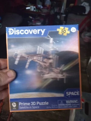 Discovery Prime 3D 50 Pieces Jigsaw Puzzle.... Satellite in Space - Image 1 of 3