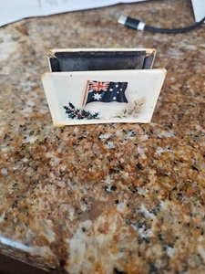 WW1 Australian Trench Art Matchbox Cover 1916 - Picture 1 of 5