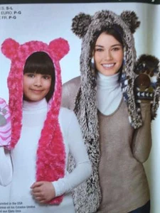 Simplicity Sewing Pattern 1312 Adult Childs Animal Hat Three Sizes Uncut Craft - Picture 1 of 3