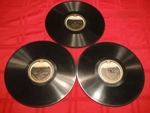 Lot 3 Brunswick 78 RPM Records 2127 2236 2373 1921-22 Jones Hare Criterion White - Imagen 1 de 9