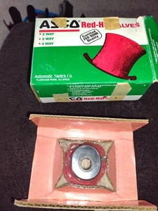 NEW ASCO 099216-008-D Red Hat Solenoid Valve Replacement Coil - Picture 1 of 1