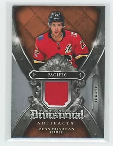 SEAN MONAHAN 2018-19 UD ARTIFACTS PACIFIC DIVISIONAL RELIC JERSEY #DA-SM FLAMES - Picture 1 of 2