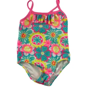 OP Baby Girls Floral Swimsuit size 12m NWOT - Picture 1 of 3