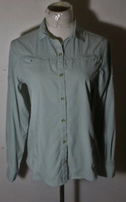 EASTERN MOUNTAIN Sports Green 100% Nylon Vented Shirt Size S NWOT - Image 1 of 4