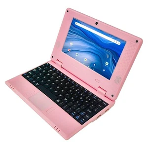 Portable Laptop Computer 7'' IPS Quad Core Android 12.0 Netbook Wi-Fi For Kid - Picture 1 of 7
