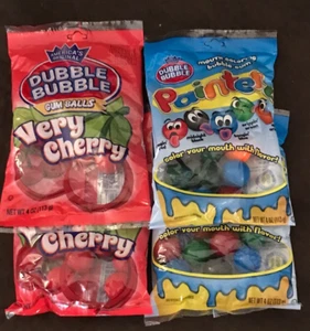 Dubble Bubble Gum 4 Beutel | Painterz & Very Cherry Mix. 4oz Taschen | Schneller Versand - Bild 1 von 2