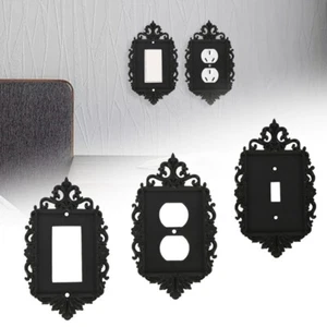 Halloween Gothic Plastic Switch Panel Cover Wall Sticker Home Office Decoration - Picture 1 of 25