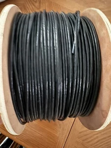 SlimRun Ca6 Ethernet Bulk 550MHz  Stranded 1000 Ft Black - Discontinued - Picture 1 of 4