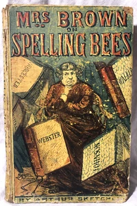Arthur Sketchley - Mrs Brown on Spelling Bees - Yellowback, 1876 Routledge - Imagen 1 de 8