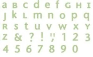 Quickutz Frankie Skinni Mini Alphabet 2x2 Stanzformen 0,25" Buchstaben, Taub & Satzzeichen - Bild 1 von 6