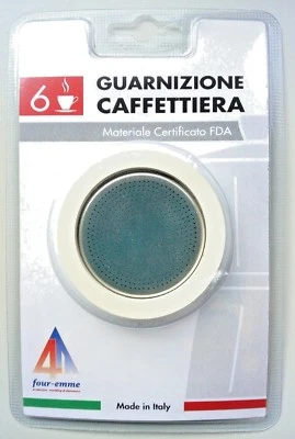 Gaskets and Strainer for Aluminium Espresso Maker Orig. Italian Div. Mugs Sizes  - Image 1 of 4