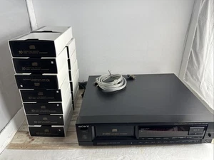1989 SONY 10 Disc Changer CDP-C900 10 Disc CD Changer Stereo HiFi Tested Works - Picture 1 of 14