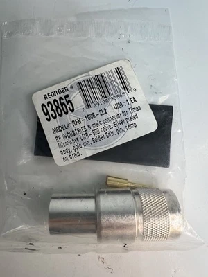 RFN-1006-2L2 RF Industries RF Coaxial Cable Mount Connector - Image 1 of 2