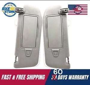 OEM Mercedes Benz CL500 CL600 CL63 AMG Coupe Sun Visor Set 2000-2006 Light Gray - Picture 1 of 9