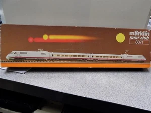 Set treno ghiaccio scala Z 1:220 Märklin 8871 calibro Z scatola originale. revisionato - Foto 1 di 9