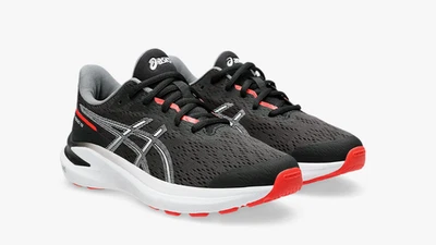 Asics Gel GT 1000 13 GS Niños Zapatos para Correr (002) EE. UU. Talla 2 Juvenil Negro/Rojo Ardiente Foto 1 de 4