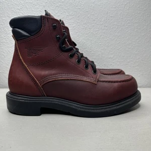 Botas Red Wing Hombre Estilo 202 Cuero Rojo Puntera Sin usar Hechas en EE. UU. Talla 7 - Imagen 1 de 8