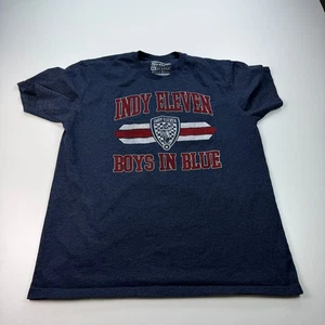 Camisa de fútbol Indy Eleven para hombre extra grande XL azul cuello redondo informal - Imagen 1 de 6