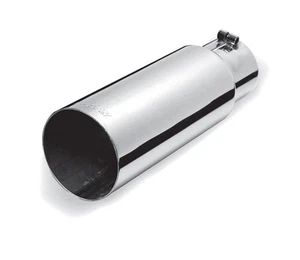Gibson for Round Single Wall Straight-Cut Tip - 3.5in OD/2.75in Inlet/12in - Picture 1 of 4