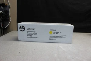 Genuine HP CC532AC Yellow Toner Cartridge - Picture 1 of 4