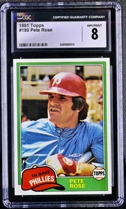 🔥 1981 Topps - PETE ROSE #180 - CGC 8! - Picture 1 of 2