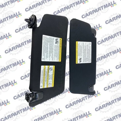 16-19 FORD POLICE INTERCEPTOR UTILITY LEFT & RIGHT SUNVISOR SET SUN VISOR OEM - Imagem 1 de 4
