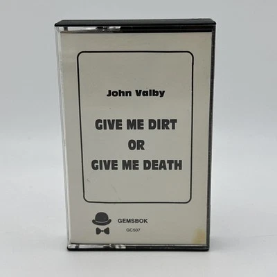 John Valby Dr Dirty - Give Me Dirt Or Give Me Death - Cassette Tape Comedy RARE - Image 1 of 4