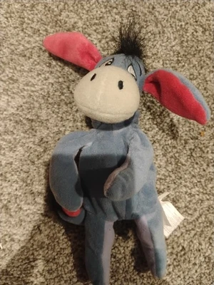 Walt Disney Eeyore Beanie Bean Peluche Animal Frijoles Bolsa 8" Foto 1 de 3