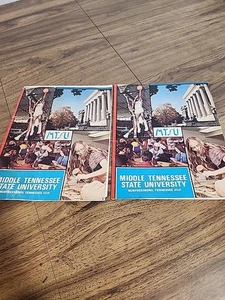 2 Vintage 1970s MTSU Middle Tennessee State University Course Catalogs - Picture 1 of 5