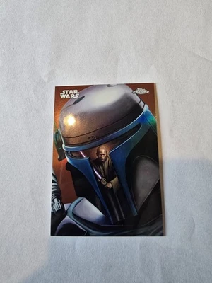 2025 Topps Chrome Star Wars SP Geonosis Reflections Mace Windu: Jango Fett R-15 - Image 1 of 4