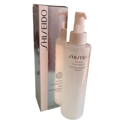 Óleo de limpeza Shiseido Perfect com óleo de semente de uva 180 ml/6 fl.oz novo em folha - Imagem 1 de 4